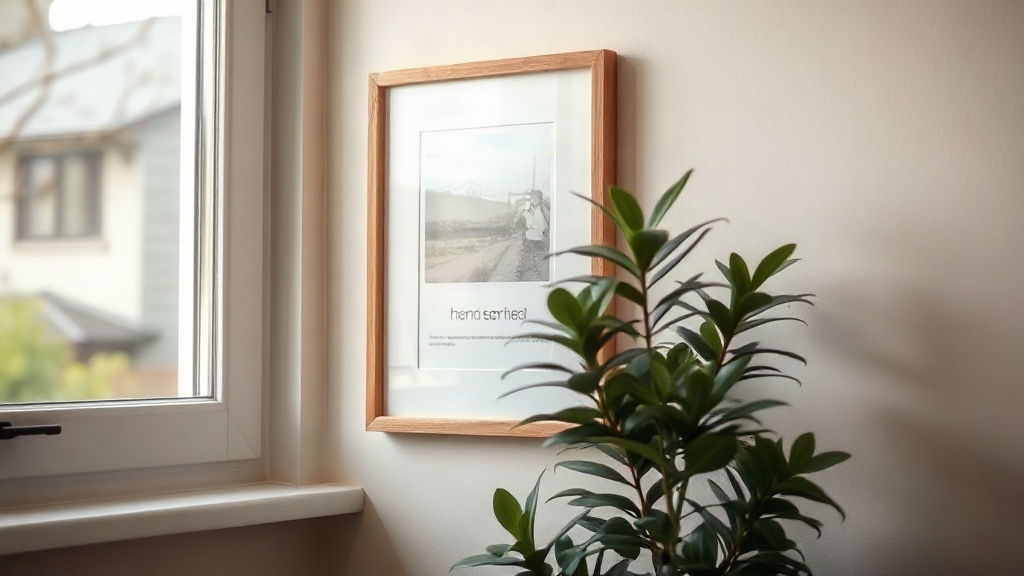 A framed piece on a wall, a famous Bible verse as home decor