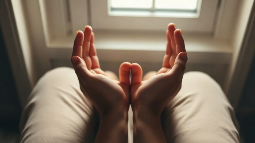 Open hands in prayer, praying financial breakthrough prayer points with faith