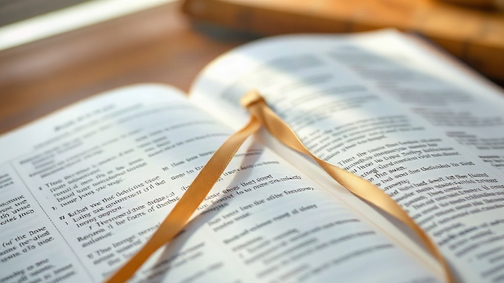 An open Bible, studying what Scripture says about praying in tongues