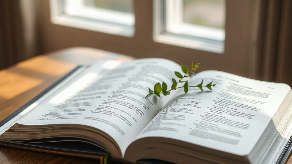 An open Bible, studying 1 Thessalonians 5:17 on praying continually