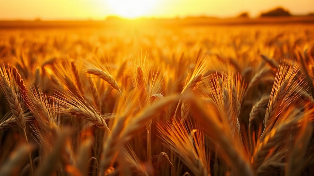 A golden wheat field at sunset, God's unexpected financial blessing