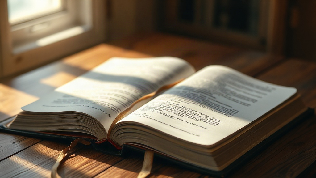 An open Bible turned to the Gospels, a good place to start reading the Bible